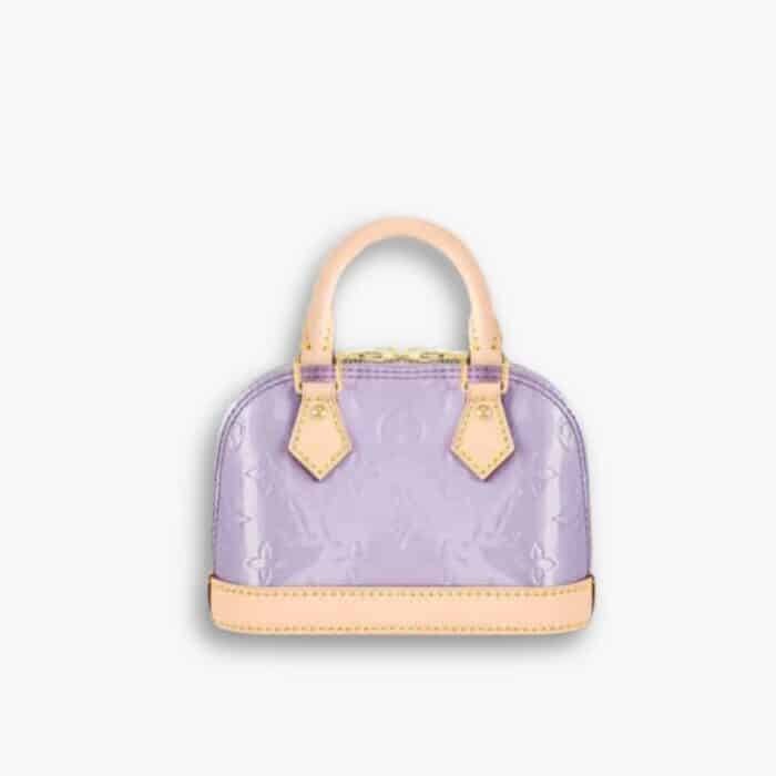Louis Vuitton Nano Alma Glossy Lilac 18cm M82974