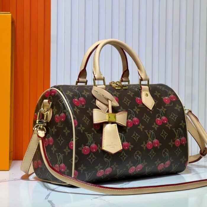 Louis Vuitton X Takashi Murakami Monogram Speedy 30 Cerise 30Cm - Image 3