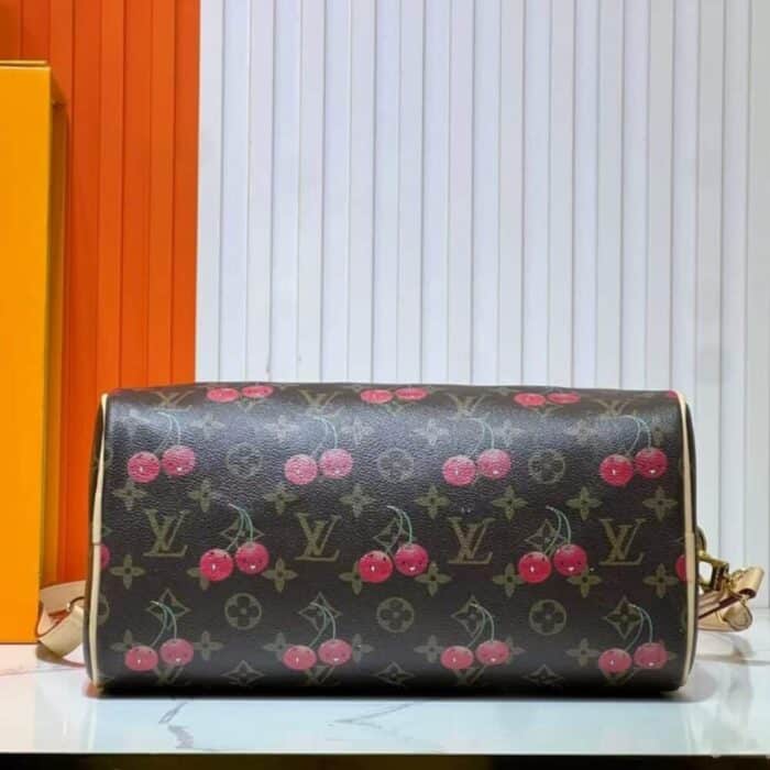 Louis Vuitton X Takashi Murakami Monogram Speedy 30 Cerise 30Cm - Image 5