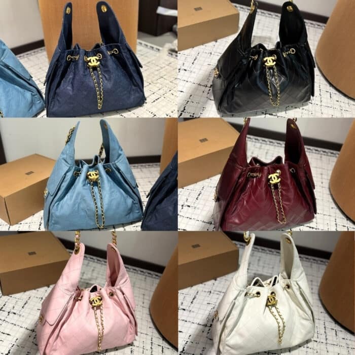 Chanel 25 Small Handbag Grained And Gold Tone Metal Black 34 cm  AS5293 B20304 94305 - Image 3