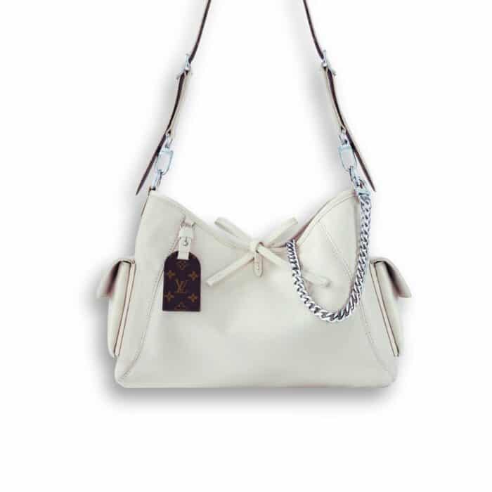 Louis Vuitton Carryall Cargo Vibe PM Bag White 34Cm M12919