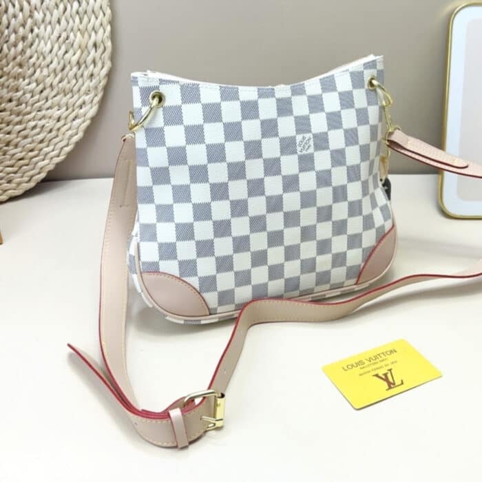 Louis Vuitton Odéon Shoulder Bag Damier Azur 26 cm - Image 3