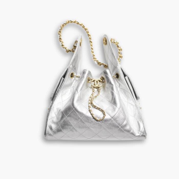 Chanel 25 Small Handbag Metallic 23 cm AS5293 B20405 NZV67