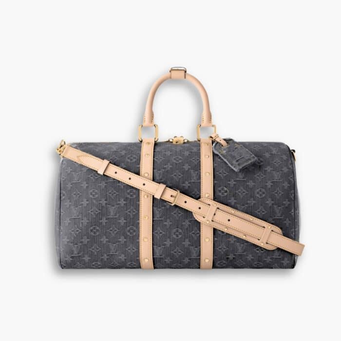 Louis Vuitton Keepall Bandoulière 45 Denim Cloudy Gray 45cm M13748