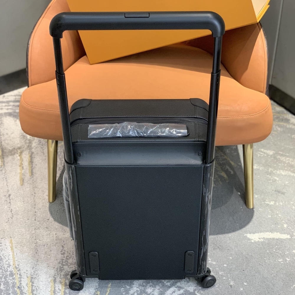 Louis Vuitton Horizon 55 Suitcase Grained Leather Black 55cm M10240 - Image 3