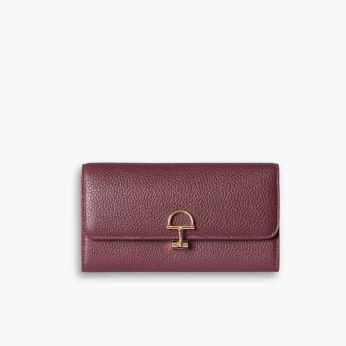 Gucci Softbit Continental Wallet Rosso Ancora Red 19Cm 828147 AAEAO 6207