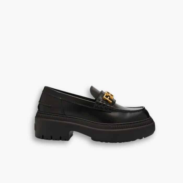 Fendi Fendigraphy Black Loafers 8D8383 69F F0QA1