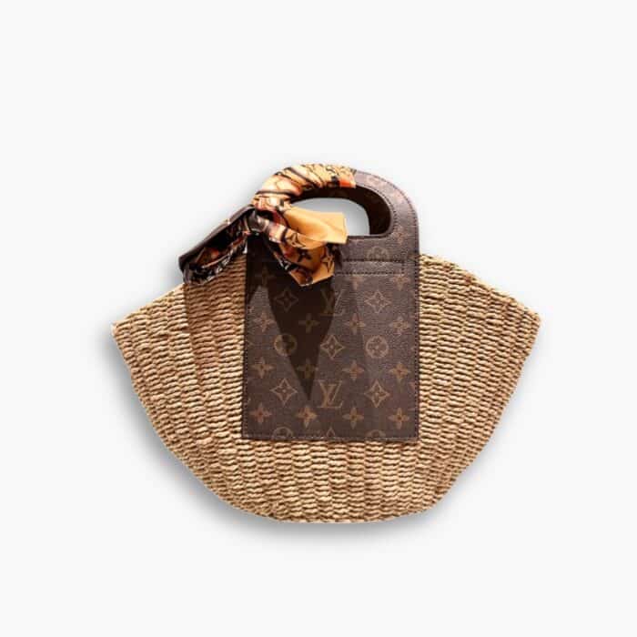 Louis Vuitton Low Key Cabas Bag Cognac Brown 35cm M25342