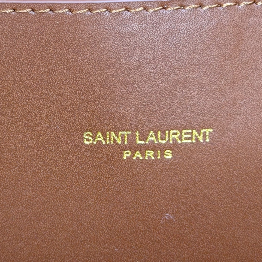 Saint Laurent Mini Manon In Raffia Natural And Brick 23cm 774269GAAED9051 - Image 8