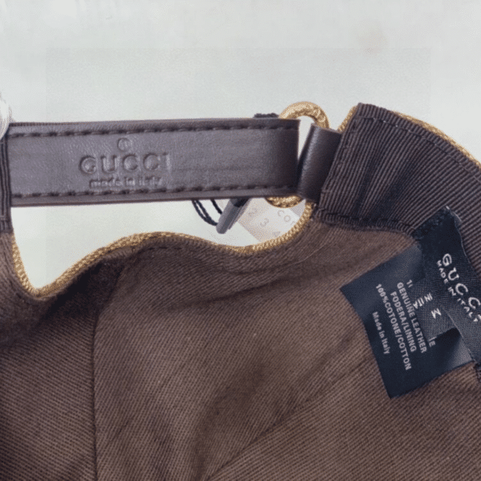 Gucci GG Canvas With Web Baseball Cap Brown - Image 2