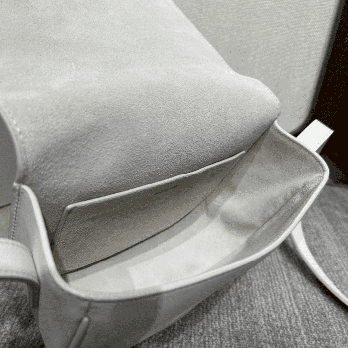 Super Vip 1:1 - Celine Folco Cuir Triomphe In White - Image 2