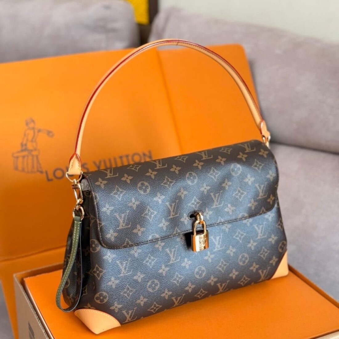 Super Vip 1:1 - Louis Vuitton Hide Away MM Monogram Brown 36Cm M14473 - Image 3