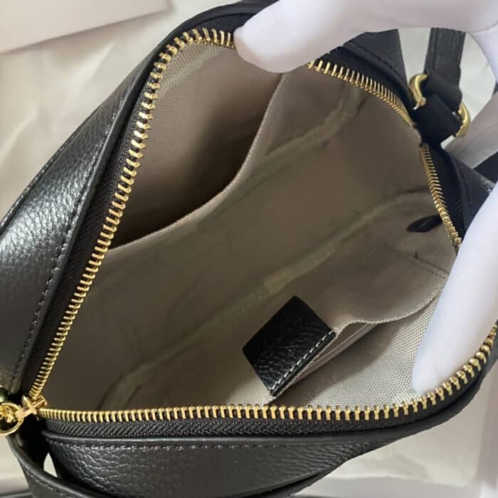 Gucci Soho Small Leather Disco Bag Black 21Cm 308364 A7M0G 1000 - Image 5