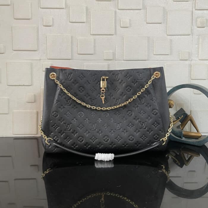 Super Vip 1:1 - Louis Vuitton Anytime MM Bag Black 42 cm M14324 - Image 2