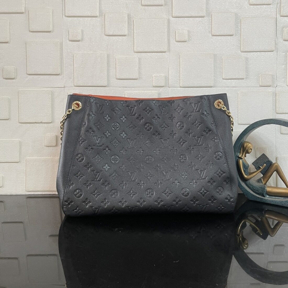 Super Vip 1:1 - Louis Vuitton Anytime MM Bag Black 42 cm M14324 - Image 3