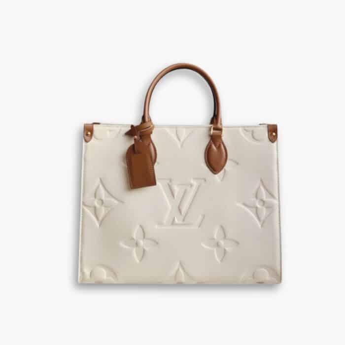 Louis Vuitton Onthego GM White Bag 41 cm