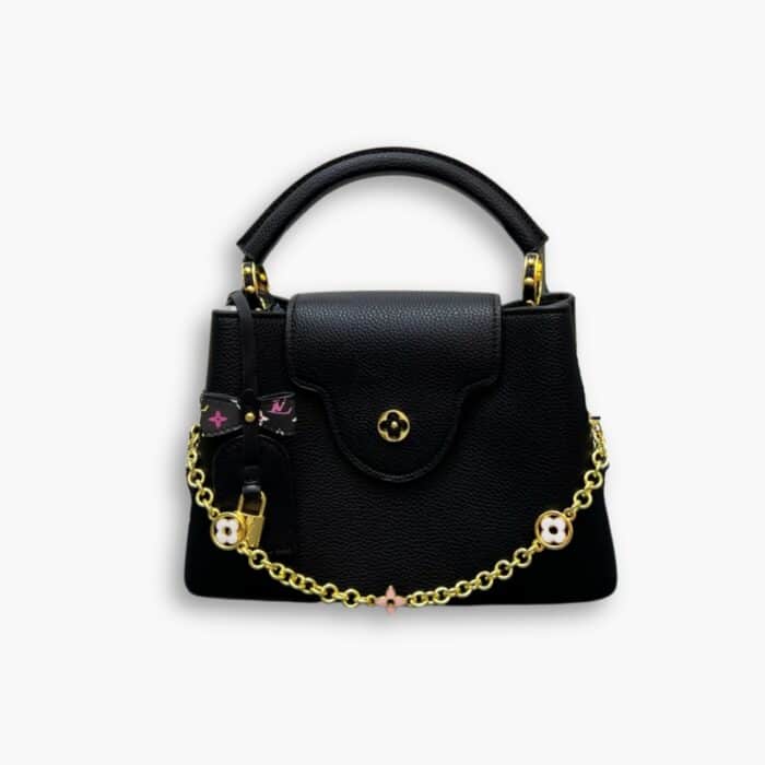 Louis Vuitton x Takashi Murakami Capucines BB Black 27Cm