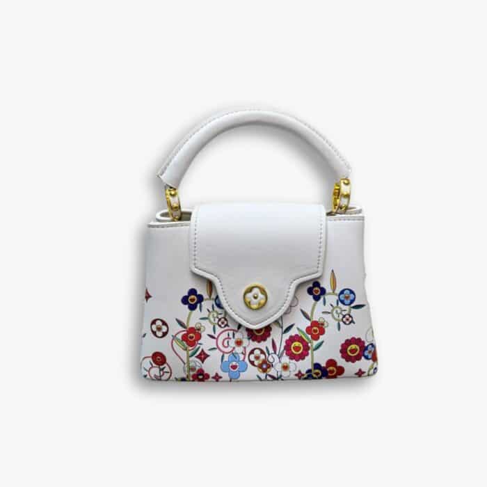 Louis Vuitton x Murakami Capucines East West Mini White 21Cm M13246