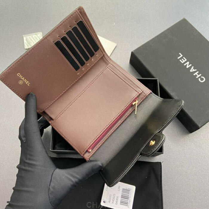 Chanel Classic Card Holder Black 15cm AP0214 Y01295 C3906 - Image 6