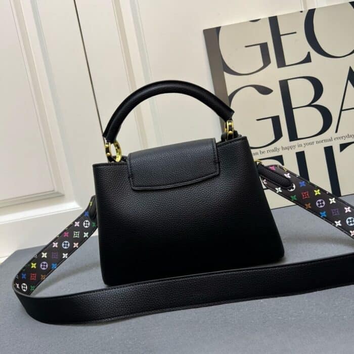 Louis Vuitton x Takashi Murakami Capucines BB Black 27Cm - Image 3