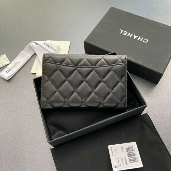 Chanel Classic Card Holder Black 15cm AP0214 Y01295 C3906 - Image 3