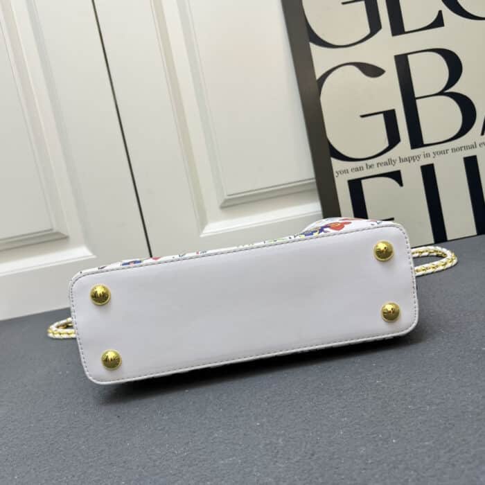 Louis Vuitton x Murakami Capucines East West Mini White 27Cm - Image 6