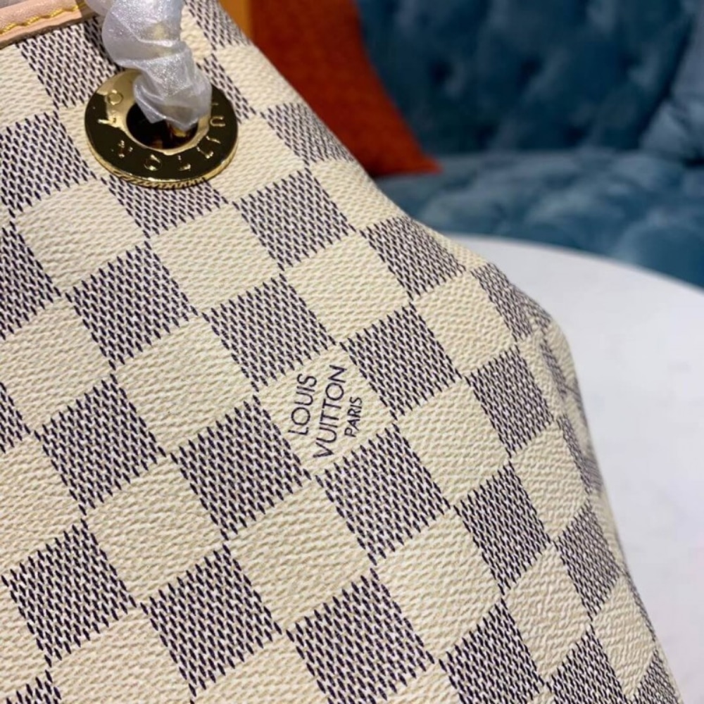Perfect Match: Louis Vuitton Artsy MM Damier Azur 41cm X Louis Vuitton Sarah Wallet Damier Azur 19cm - Image 5
