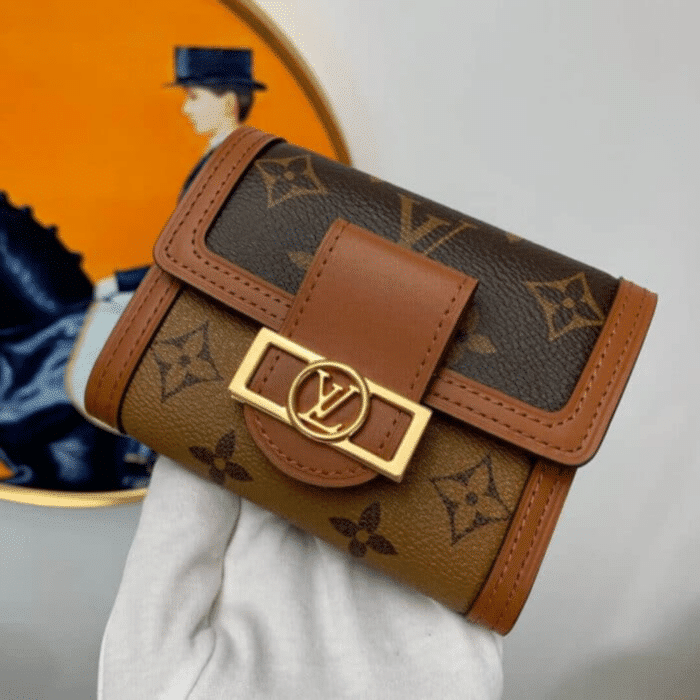 Perfect Match: Louis Vuitton Dauphine MM 25cm X Louis Vuitton Dauphine Compact Wallet 12cm - Image 5