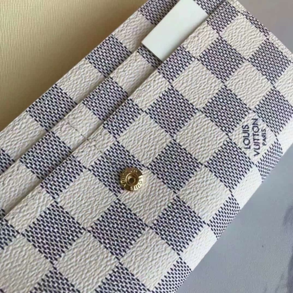 Perfect Match: Louis Vuitton Artsy MM Damier Azur 41cm X Louis Vuitton Sarah Wallet Damier Azur 19cm - Image 9