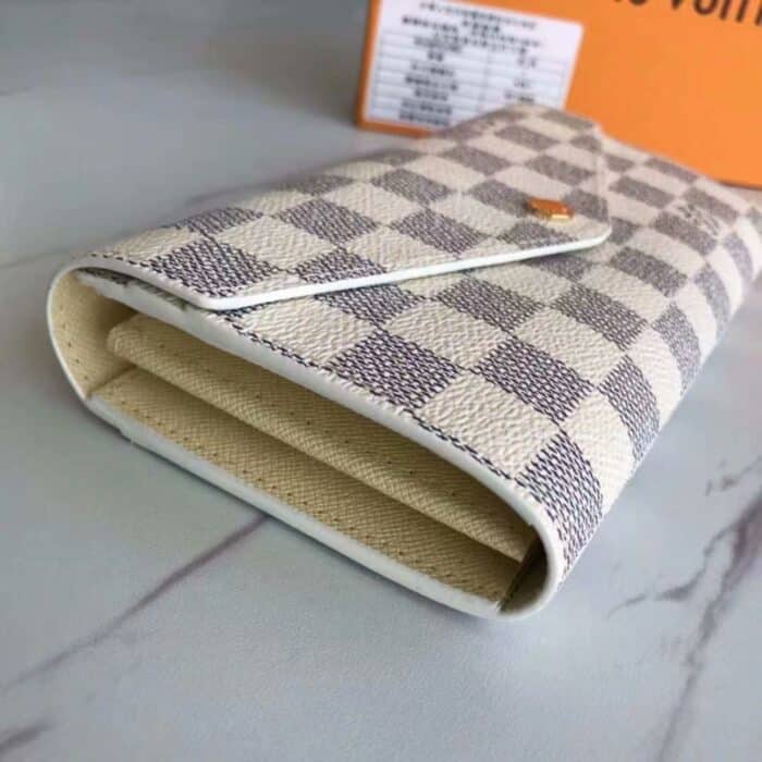 Louis Vuitton Sarah Wallet Damier Azur 19cm N63208 - Image 3