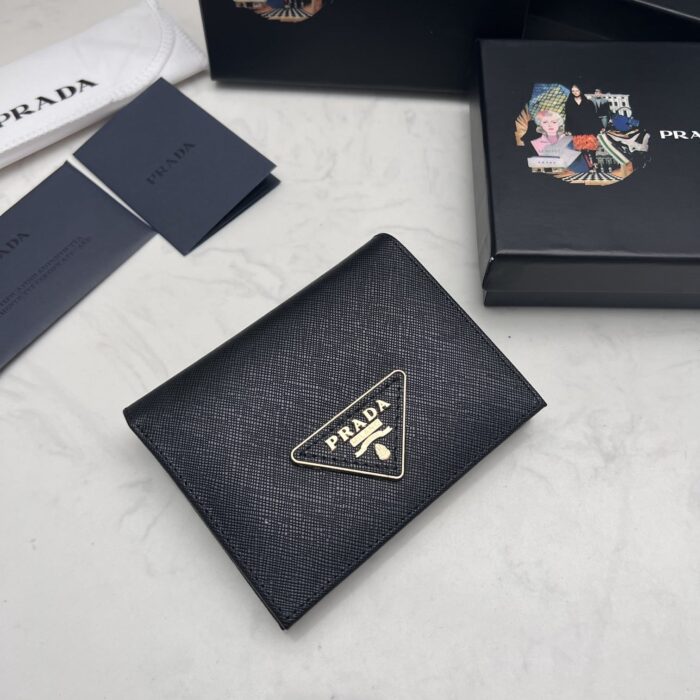Perfect Match: Prada Saffiano Leather Double Black 25Cm X Prada Small Saffiano Leather Wallet Black 10cm - Image 6