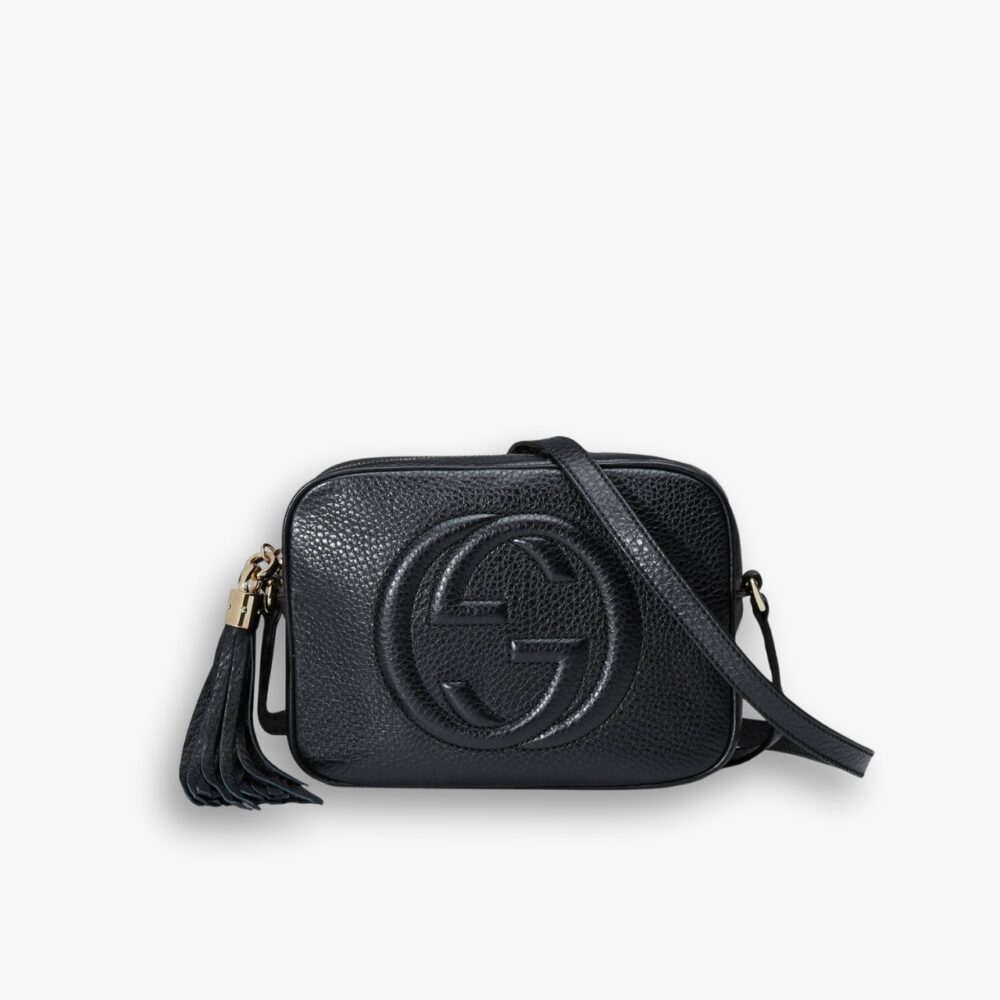 Gucci Soho Small Disco Bag Black 21Cm 308364 A7M0G 1000