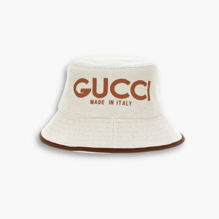 Gucci Arnaud Bob Reversible Bucket Hat Beige 7773724HA7Y9464