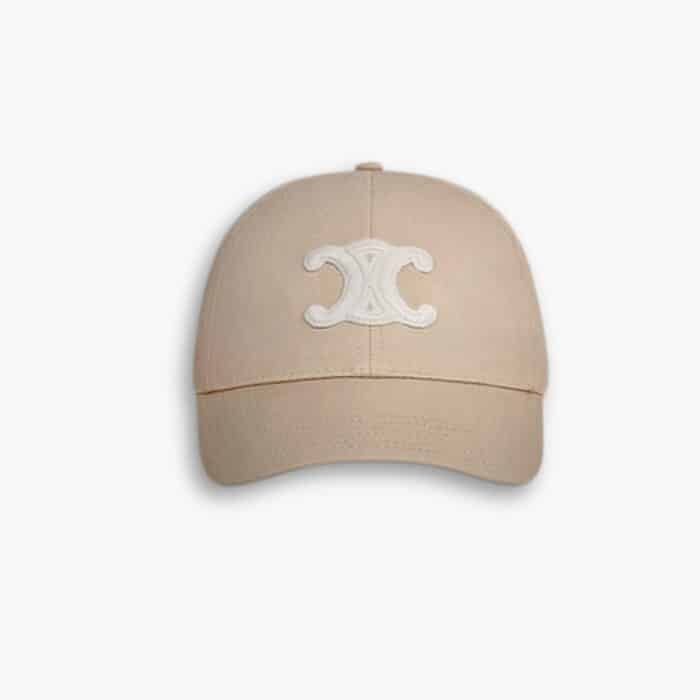Celine CC Cotton Baseball Cap Beige