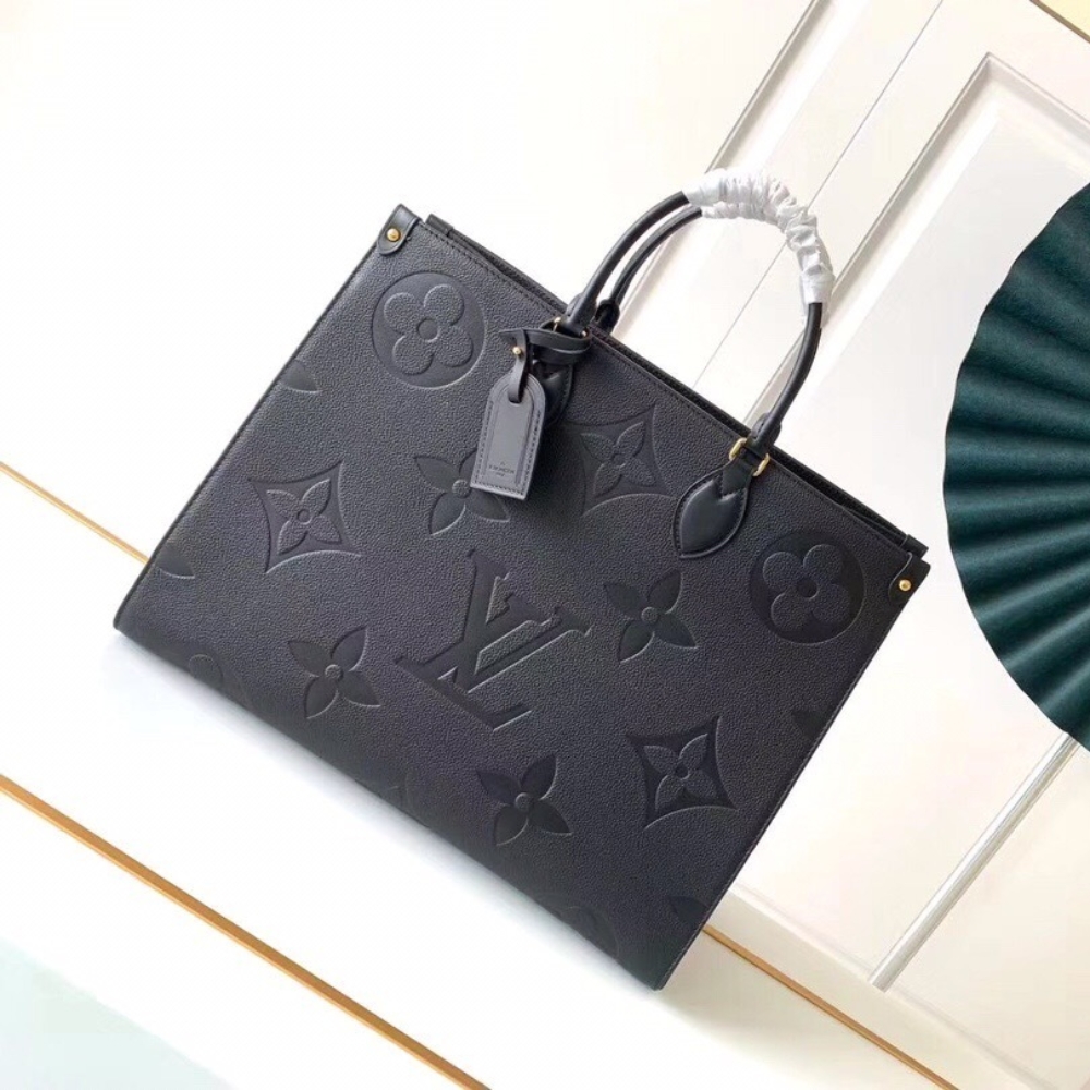 Alternative view of Louis Vuitton Onthego GM Monogram Empreinte Leather Black 41cm M44925