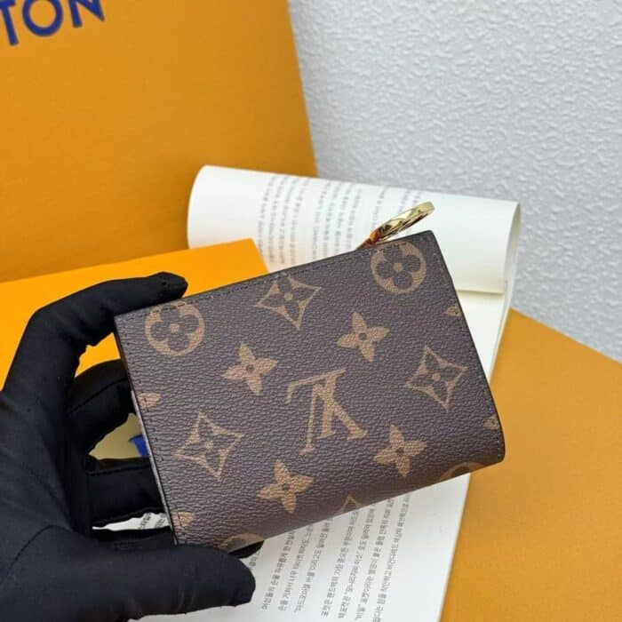 Louis Vuitton x Murakami Lisa Wallet Monogram Brown 11Cm M13420 - Image 4