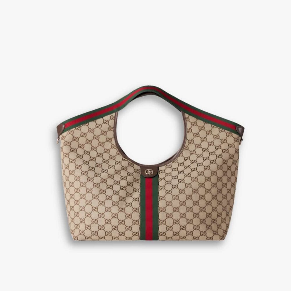 Gucci Giglio Large Tote Bag Brown 60Cm 853971 FAFFP 2547