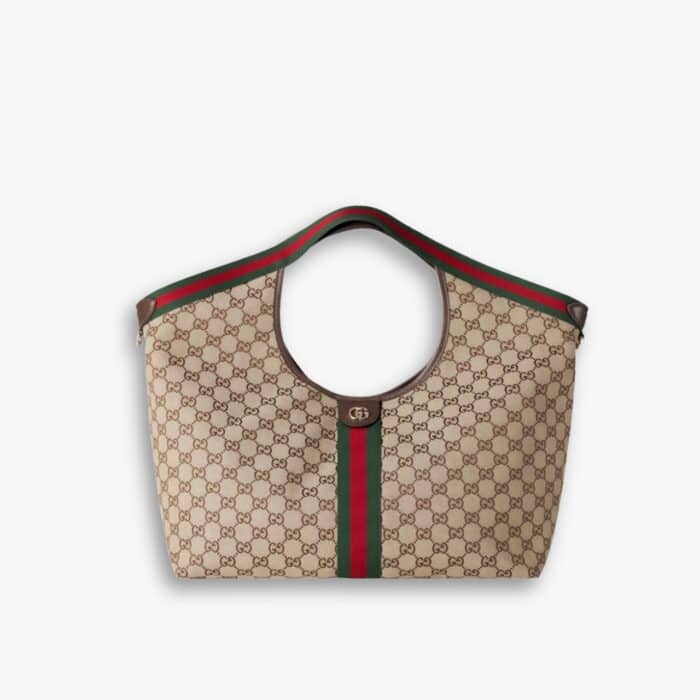 Gucci Giglio Large Tote Bag Brown 60Cm 853971 FAFFP 2547