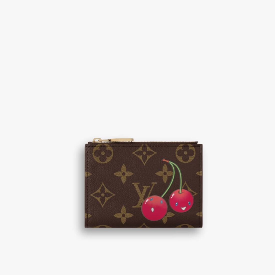 Louis Vuitton x Murakami Lisa Wallet Monogram Brown 11Cm M13420