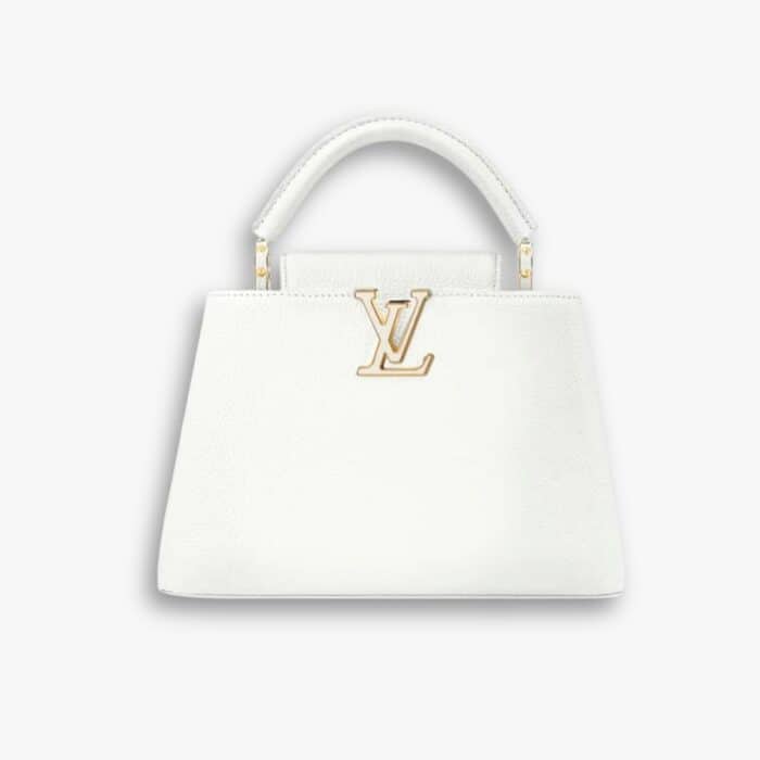 Louis Vuitton Capucines BB Snow White 27Cm