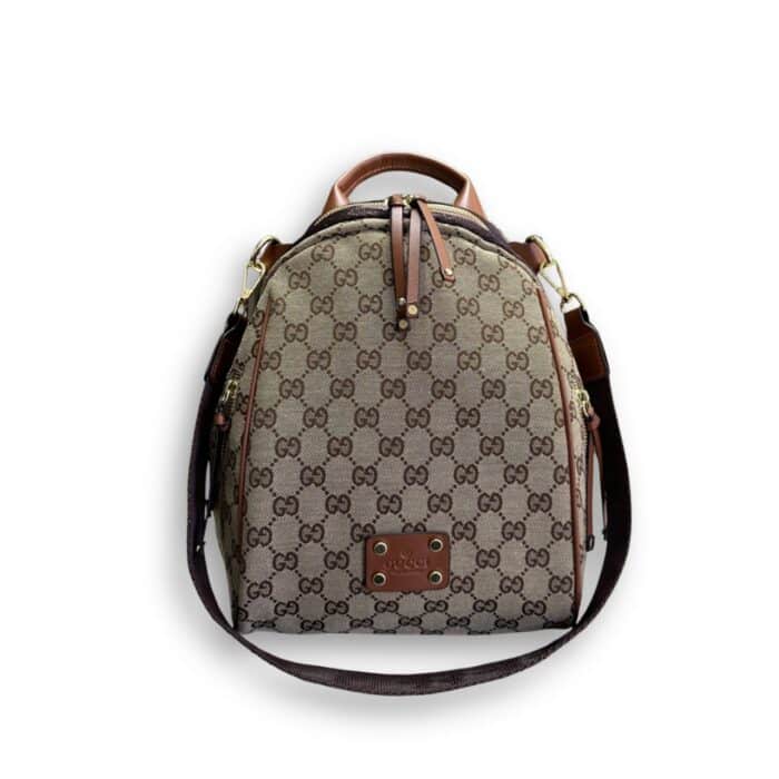 Gucci Supreme Canvas Backpack Brown 29cm