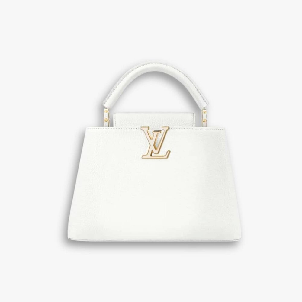 Louis Vuitton Capucines BB Snow White 27Cm