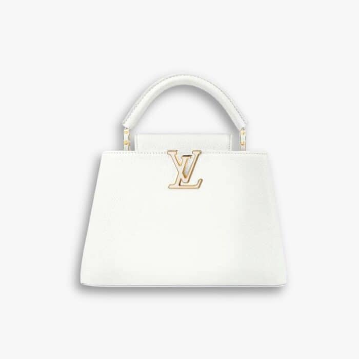 Louis Vuitton Capucines BB Snow White 27Cm