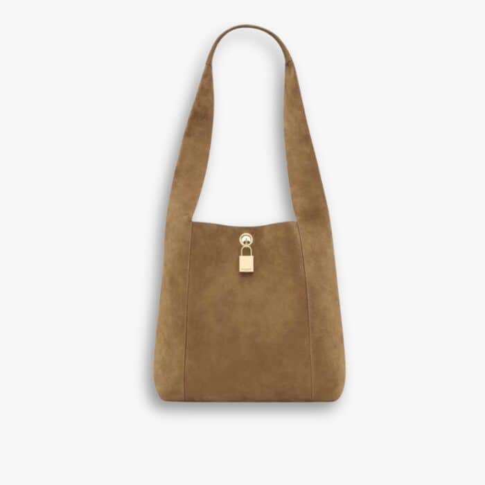 Saint Laurent Tanger In Suede Biscuit Brown 28Cm 773686AAC2F9851