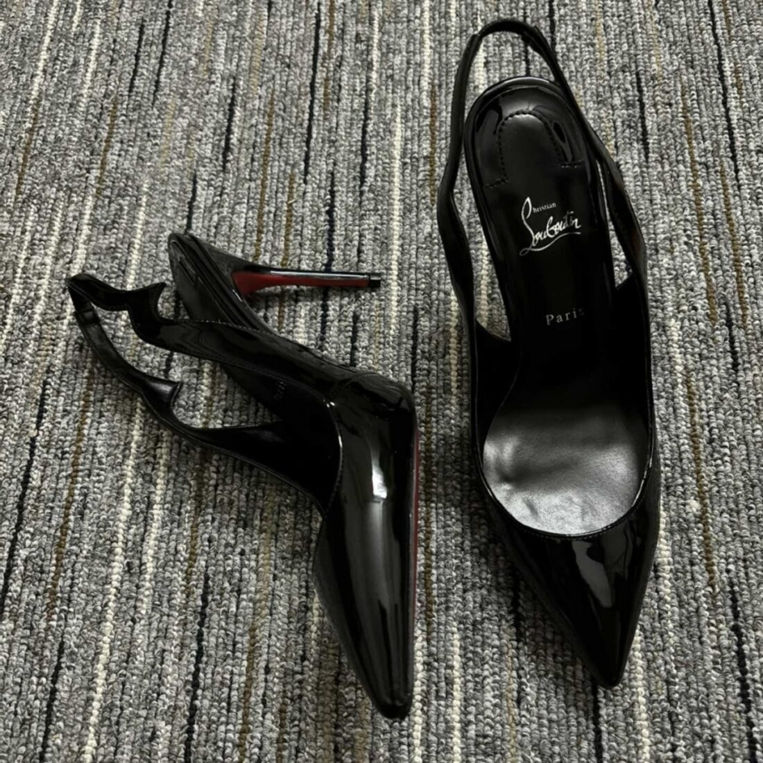 Christian Louboutin Hot Chick Sling Black 3230045B439 - Image 4