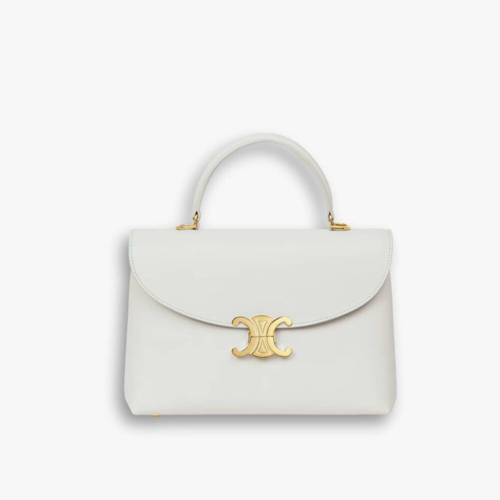 Celine Medium Nino Bag White 25Cm 117523GG2 01RC