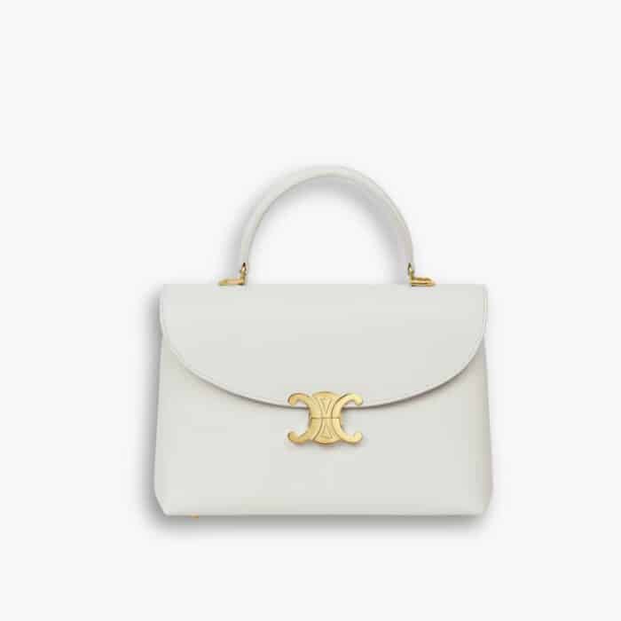 Celine Medium Nino Bag White 25Cm 117523GG2 01RC
