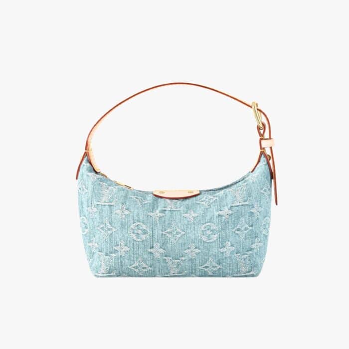 Louis Vuitton Hills Pochette Denim Blue 20Cm M82949