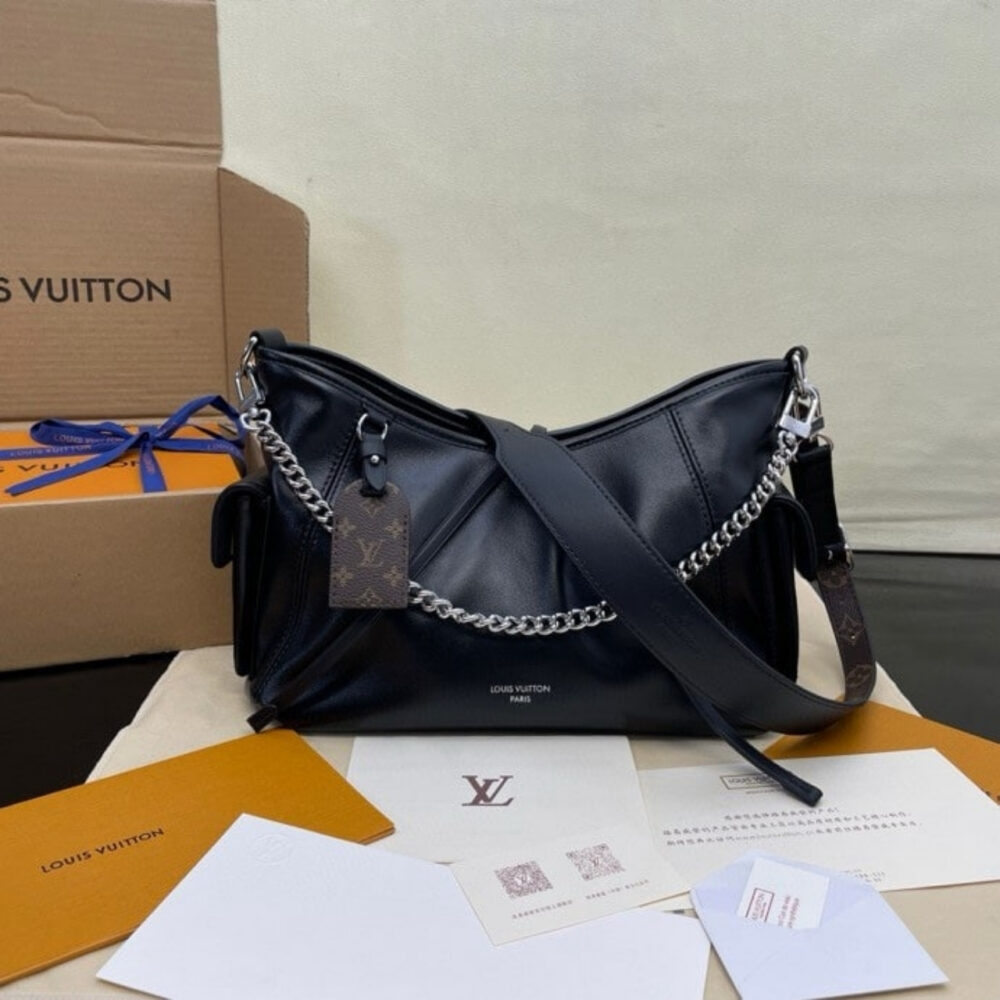 Alternative view of Super Vip 1:1 –  Louis Vuitton CarryAll Cargo Vibe PM Black 33Cm M24861