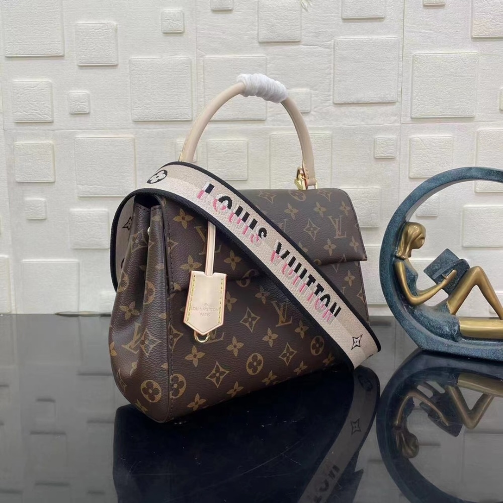 Super Vip 1:1 – Louis Vuitton Cluny BB Bag Monogram Brown 28Cm M46372 - Image 3